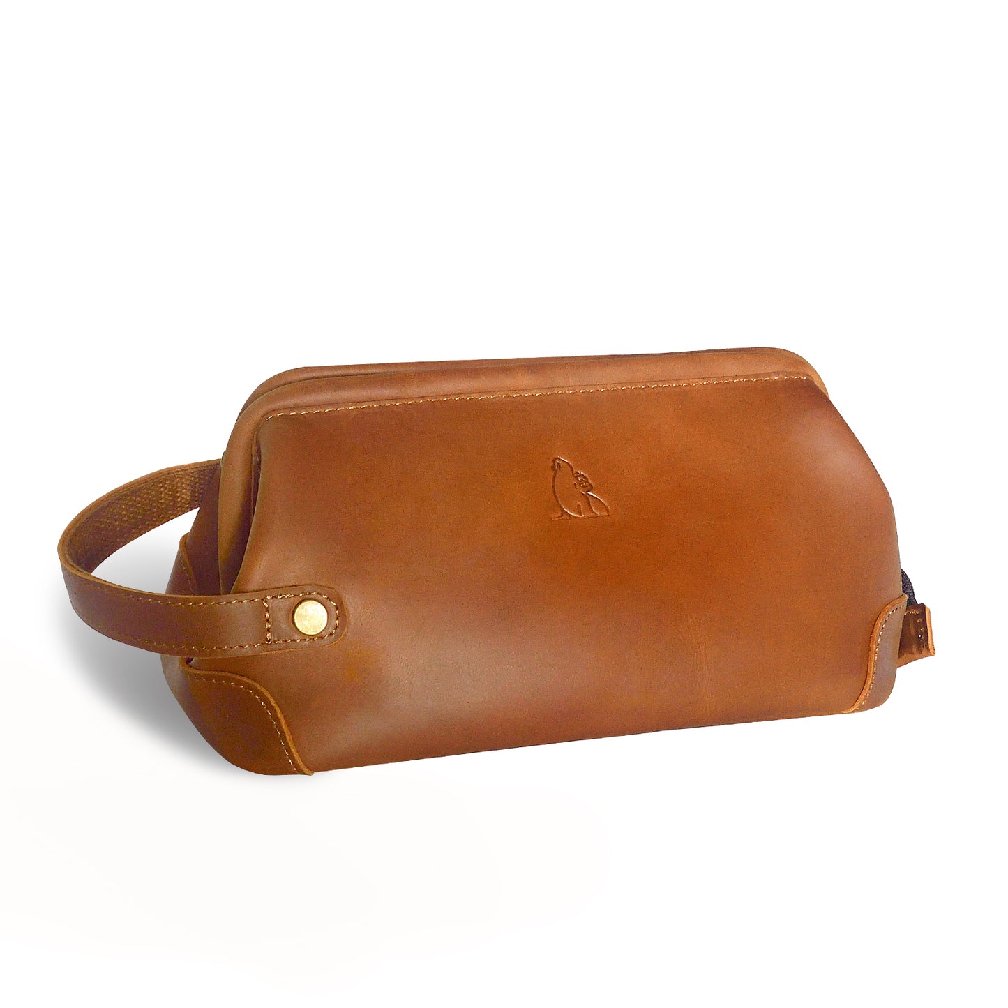 Leather Cosmetic Bag for Dad, Groomsmen Dopp Kits, Personalized Gifts for Men, Zipper Pouch Engraved, Custom Travel Bag for Him
