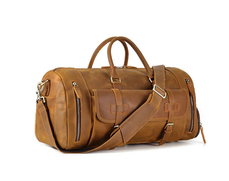 CRAZY-HORSE GENUINE LEATHER WEEKENDER