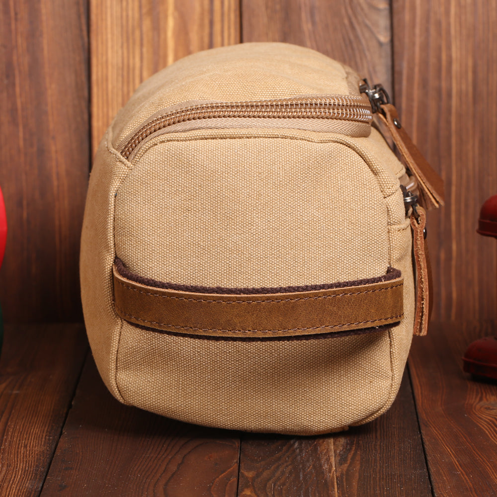 Canvas Travel Toiletry Bag – Cosmetic Organizer Dopp Kit