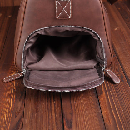 EARTH GREEN MICROFIBRE DUFFEL