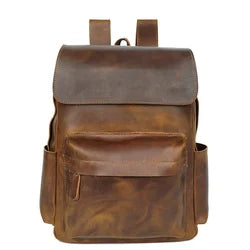 LAPTOP GENUINE LEATHER BACKPACK