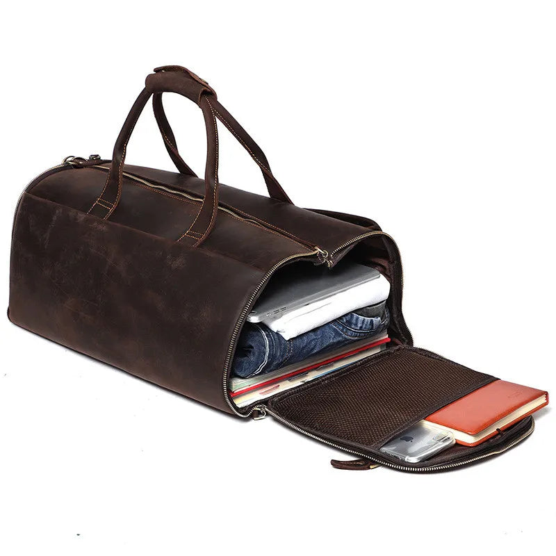 GENUINE LEATHER WEEKENDER