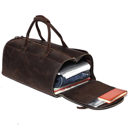 GENUINE LEATHER WEEKENDER