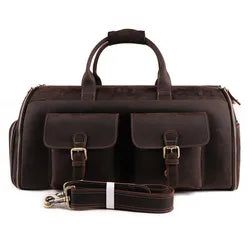 GENUINE LEATHER WEEKENDER