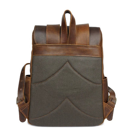 LAPTOP GENUINE LEATHER BACKPACK