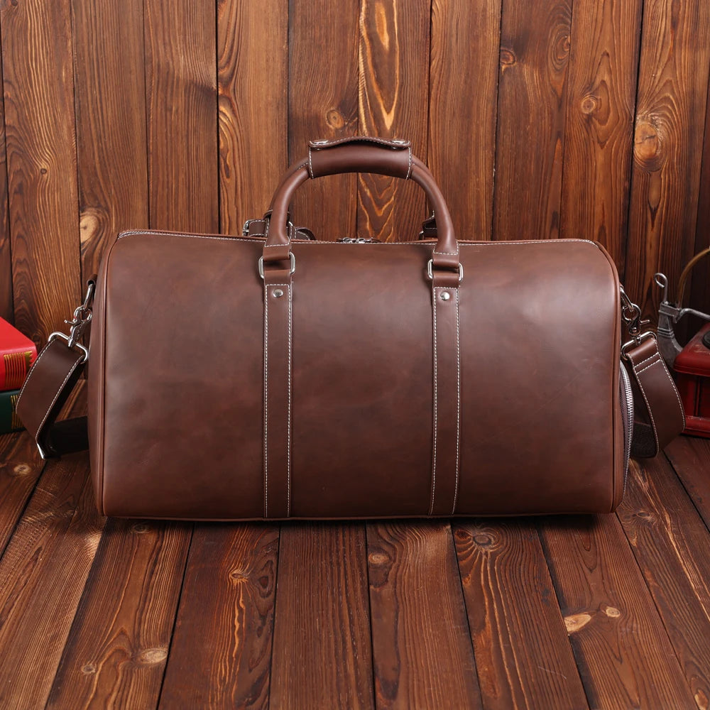 EARTH GREEN MICROFIBRE DUFFEL