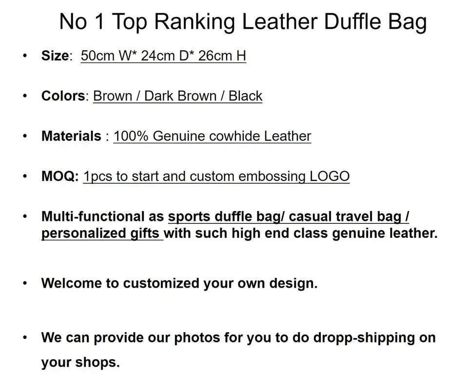 MALE GENUINE LEATHER WEEKENDER