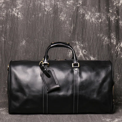 MALE GENUINE LEATHER WEEKENDER