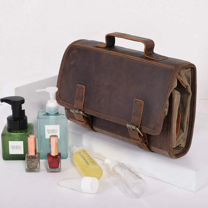 CANVAS with LEATHER TOTE