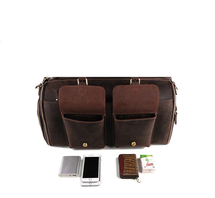 GENUINE LEATHER WEEKENDER