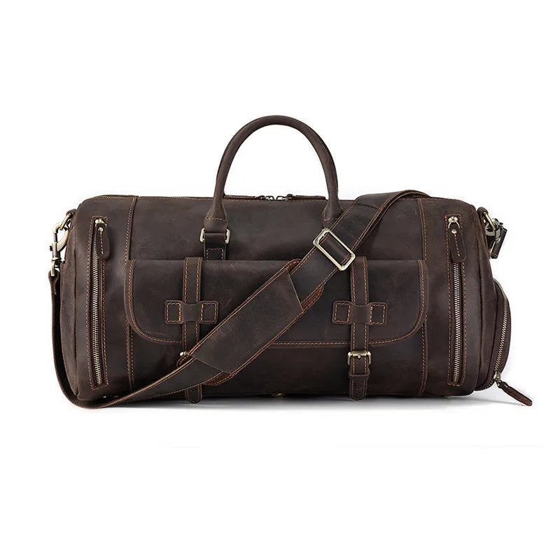 CRAZY-HORSE GENUINE LEATHER WEEKENDER