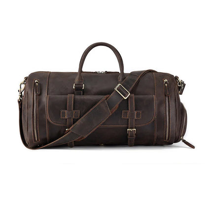 CRAZY-HORSE GENUINE LEATHER WEEKENDER