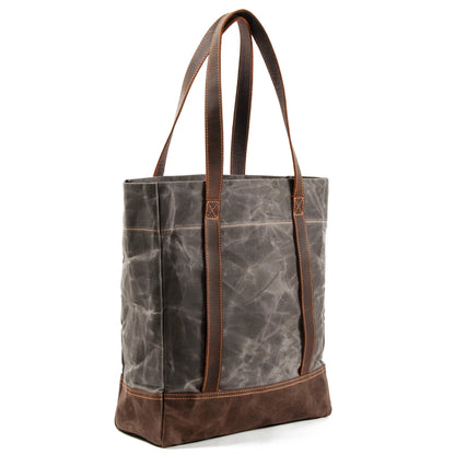 WASHED CANVAS HANDBAG
