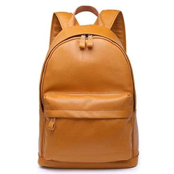 FULL-GRAIN LEATHER BACKPACK