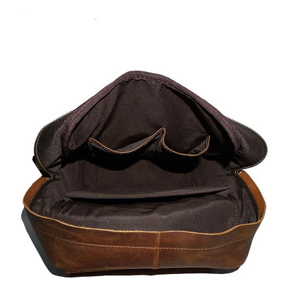 LAPTOP GENUINE LEATHER BACKPACK
