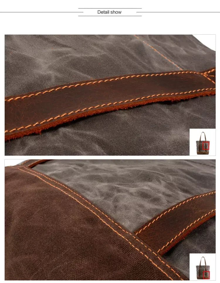 WASHED CANVAS HANDBAG