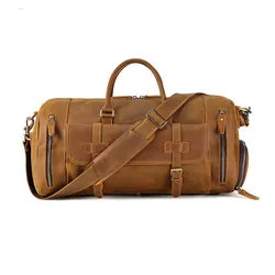 CRAZY-HORSE GENUINE LEATHER WEEKENDER