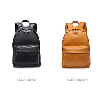 FULL-GRAIN LEATHER BACKPACK
