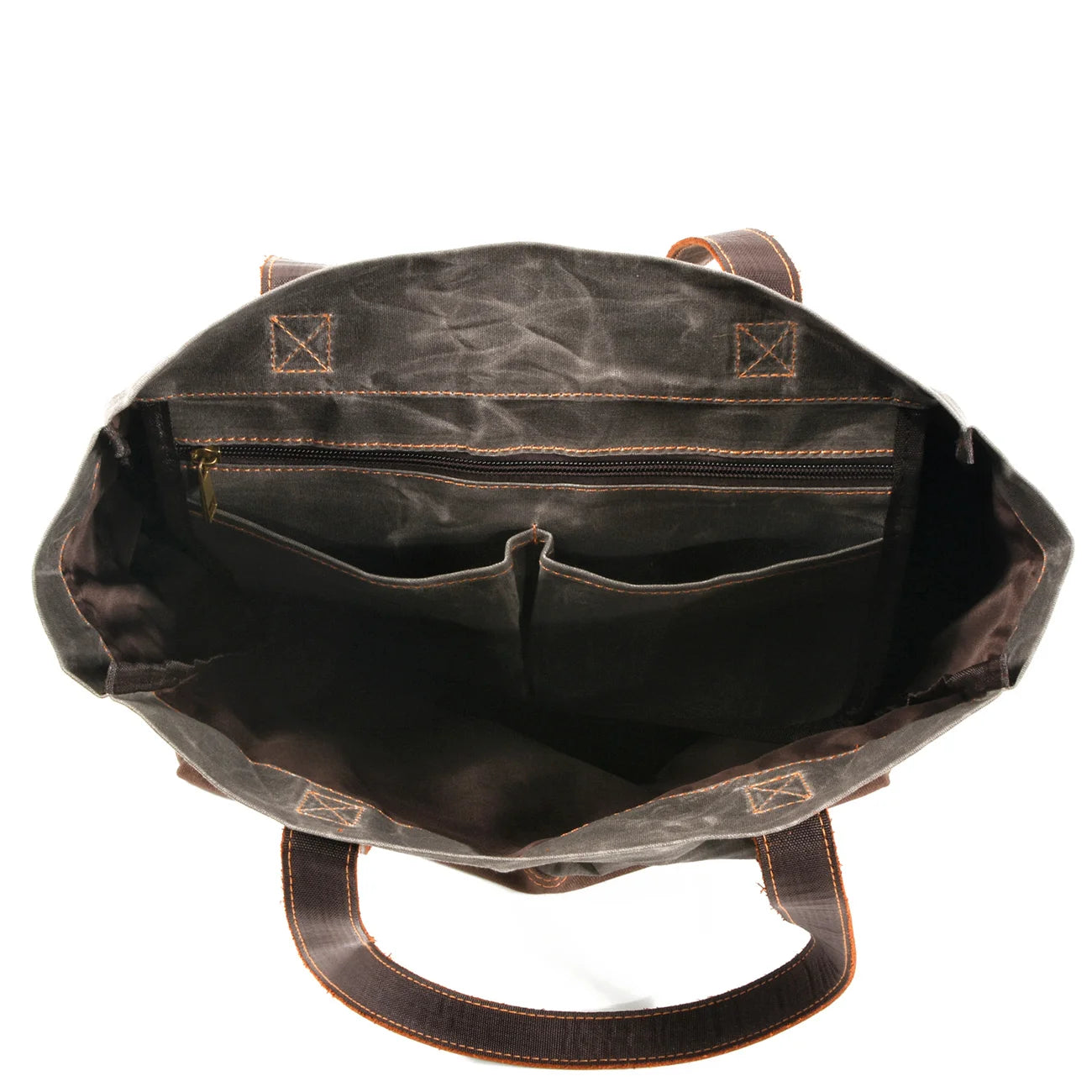 WASHED CANVAS HANDBAG