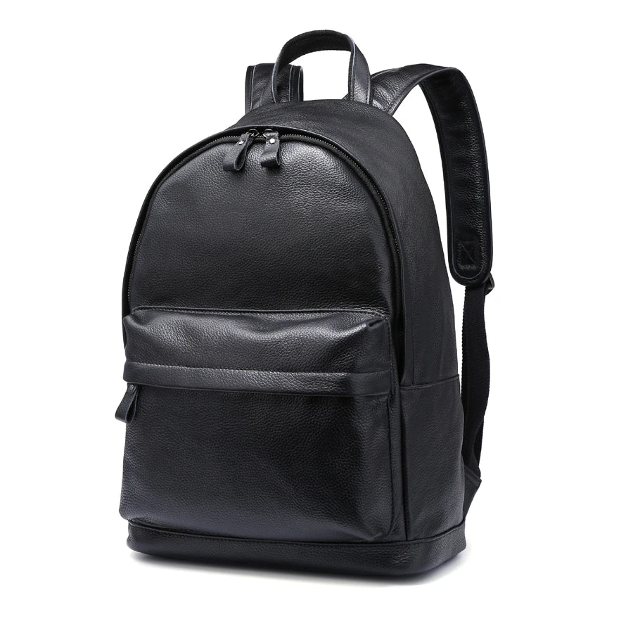 FULL-GRAIN LEATHER BACKPACK