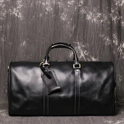 MALE GENUINE LEATHER WEEKENDER