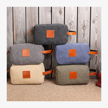 CANVAS TOILETRY KIT