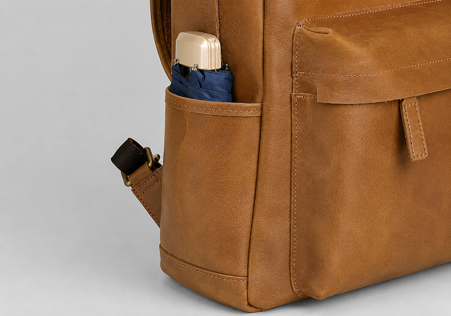 Premium Crazy Horse Leather Briefcase – Classic Brown