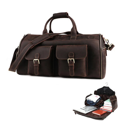 GENUINE LEATHER WEEKENDER