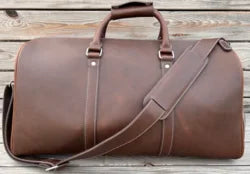 EARTH GREEN MICROFIBRE DUFFEL