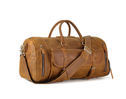 CRAZY-HORSE GENUINE LEATHER WEEKENDER