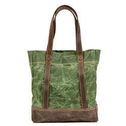 WASHED CANVAS HANDBAG