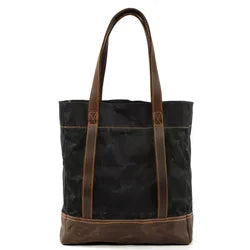 WASHED CANVAS HANDBAG
